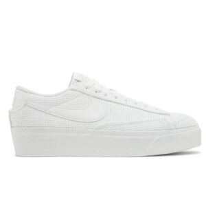 Nike Blazer Low Platform Essential Summit White Woven Sneaker Size 8.5